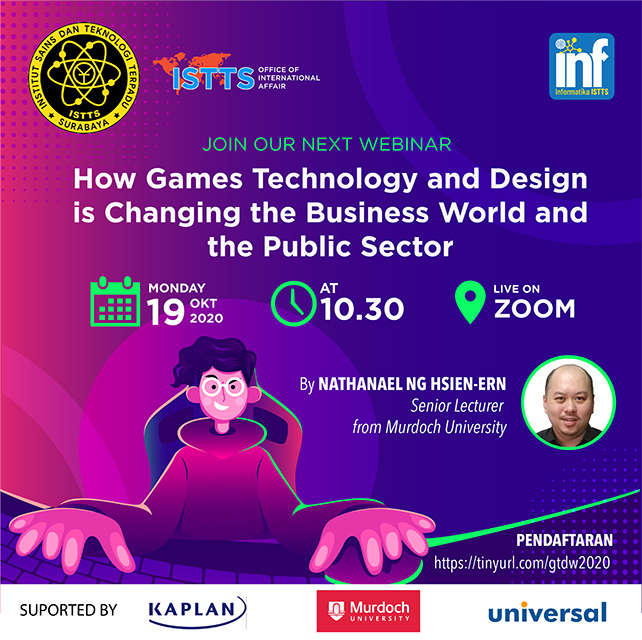 Webinar How Games Technology and Design is Changing the Business World and the Public Sector